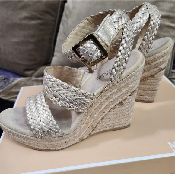 MICHAEL Michael Kors Braided Espadrille Wedges - Picture 8 of 14